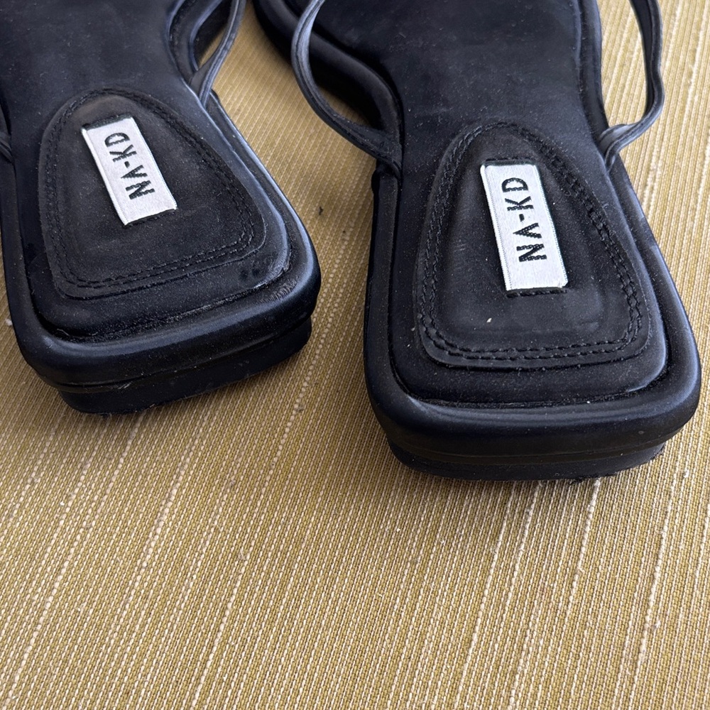 Women's Black Sandals - Picture 5 of 7